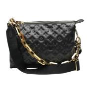 Louis Vuitton Vintage Pre-owned Laeder handvskor Black, Dam