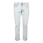 Off White Slim-fit Jeans Blue, Herr