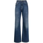 Pinko Vida Ben Låg Midja Jeans Blue, Dam