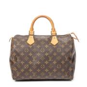 Louis Vuitton Vintage Pre-owned Canvas handvskor Brown, Dam