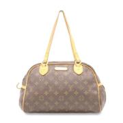 Louis Vuitton Vintage Pre-owned Canvas axelremsvskor Brown, Dam