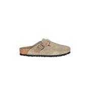 Birkenstock Mockasandal med flätade remmar Beige, Dam