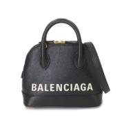 Balenciaga Vintage Pre-owned Laeder axelremsvskor Black, Dam