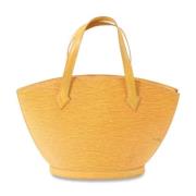 Louis Vuitton Vintage Pre-owned Laeder axelremsvskor Yellow, Dam