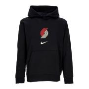 Nike Portland Trail Blazers City Edition Hoodie Black, Herr