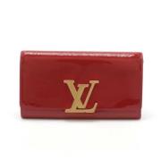 Louis Vuitton Vintage Pre-owned Laeder plnbcker Red, Dam