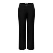 Only Wide Trousers Black, Dam