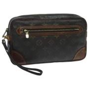 Louis Vuitton Vintage Pre-owned Canvas kuvertvskor Brown, Dam