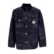 Carhartt Wip Svart arbetsjacka med sammetkrage Black, Herr