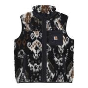 Carhartt Wip Svart Jacquard Ärmlös Västfoder Black, Herr