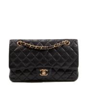 Chanel Vintage Pre-owned Tyg chanel-vskor Black, Dam