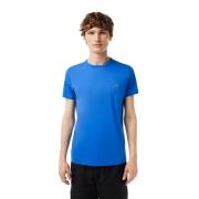 Lacoste Herr T-shirt i bomull Blue, Herr