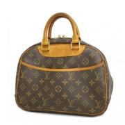 Louis Vuitton Vintage Pre-owned Tyg handvskor Brown, Dam