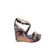 Jimmy Choo Pre-owned Pre-owned Laeder sandaler Multicolor, Dam