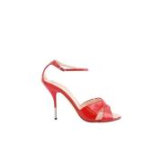 Giuseppe Zanotti Pre-owned Pre-owned Laeder klackskor Red, Dam