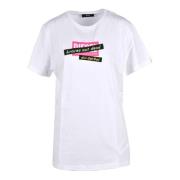 Diesel Bomull T-shirt White, Dam