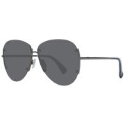 Max Mara Kvinnors Gunmetal Pilot Solglasögon Gray, Dam