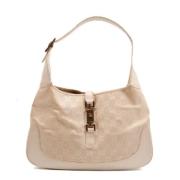 Gucci Vintage Pre-owned Canvas axelremsvskor White, Dam