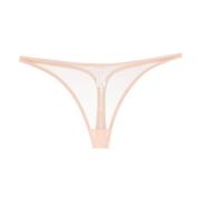 Eres Make Up String Tanga Lingerie Beige, Dam