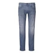 Replay Blå Jeans Stilfull Modell Blue, Herr