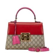 Gucci Vintage Pre-owned Laeder axelremsvskor Multicolor, Dam