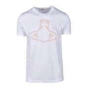 Vivienne Westwood Bomull T-shirt med Stiligt Design White, Herr