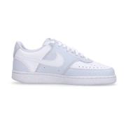 Nike Grå/Vit Court Vision Low Sneakers White, Dam