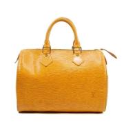 Louis Vuitton Vintage Pre-owned Tyg louis-vuitton-vskor Yellow, Dam