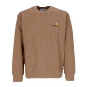 Carhartt Wip Script Buffalo Crewneck Sweatshirt Brown, Herr