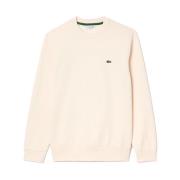 Lacoste Ekologisk bomullströja med broderad krokodil Beige, Herr