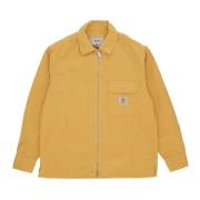 Carhartt Wip Sunray Skjortjacka Bomull Garment Dyed Yellow, Herr