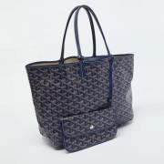 Goyard Vintage Pre-owned Canvas handvskor Blue, Dam