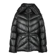 Twinset Pufferjacka med Attitude Black, Dam