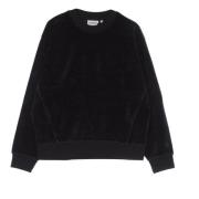 Carhartt Wip Svart Långärmad Sweatshirt med Ribbade Manschetter Black,...