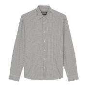 Marc O'Polo Vichy skjorta regular Gray, Herr