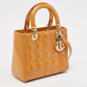 Dior Vintage Pre-owned Tyg dior-vskor Yellow, Dam