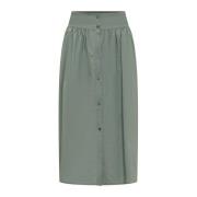 Woolrich Midi Skirts Green, Dam