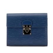 Louis Vuitton Vintage Pre-owned Laeder plnbcker Blue, Dam