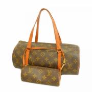 Louis Vuitton Vintage Pre-owned Tyg louis-vuitton-vskor Brown, Dam