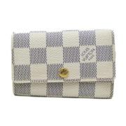 Louis Vuitton Vintage Pre-owned Tyg nyckelhllare White, Dam