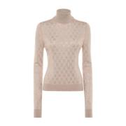 Philipp Plein Stilren TOP för modeentusiaster Beige, Dam