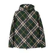 Burberry Grön Equestrian Knight Logo Jacka Green, Herr