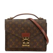 Louis Vuitton Vintage Pre-owned Laeder handvskor Brown, Dam