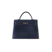 Hermès Vintage Pre-owned Laeder handvskor Blue, Dam