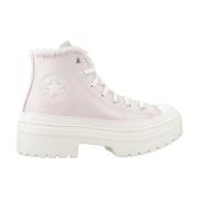 Converse Höga Sneakers med Mönstrad Klack Pink, Dam