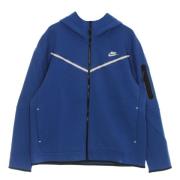 Nike Lätt dragkedja huva sportkläder tech fleece Blue, Herr