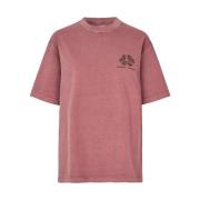 Samsøe Samsøe Randig Jersey T-shirt Regular Fit Pink, Herr