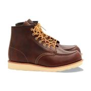 Red Wing Shoes Klassisk Moc Brun Läderstövel Brown, Herr