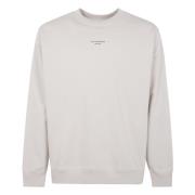 Drole de Monsieur Klassisk Slogan Sweatshirt Beige, Herr