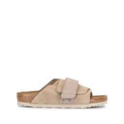 Birkenstock Mocka Sandaler med Enkel Rem Beige, Dam